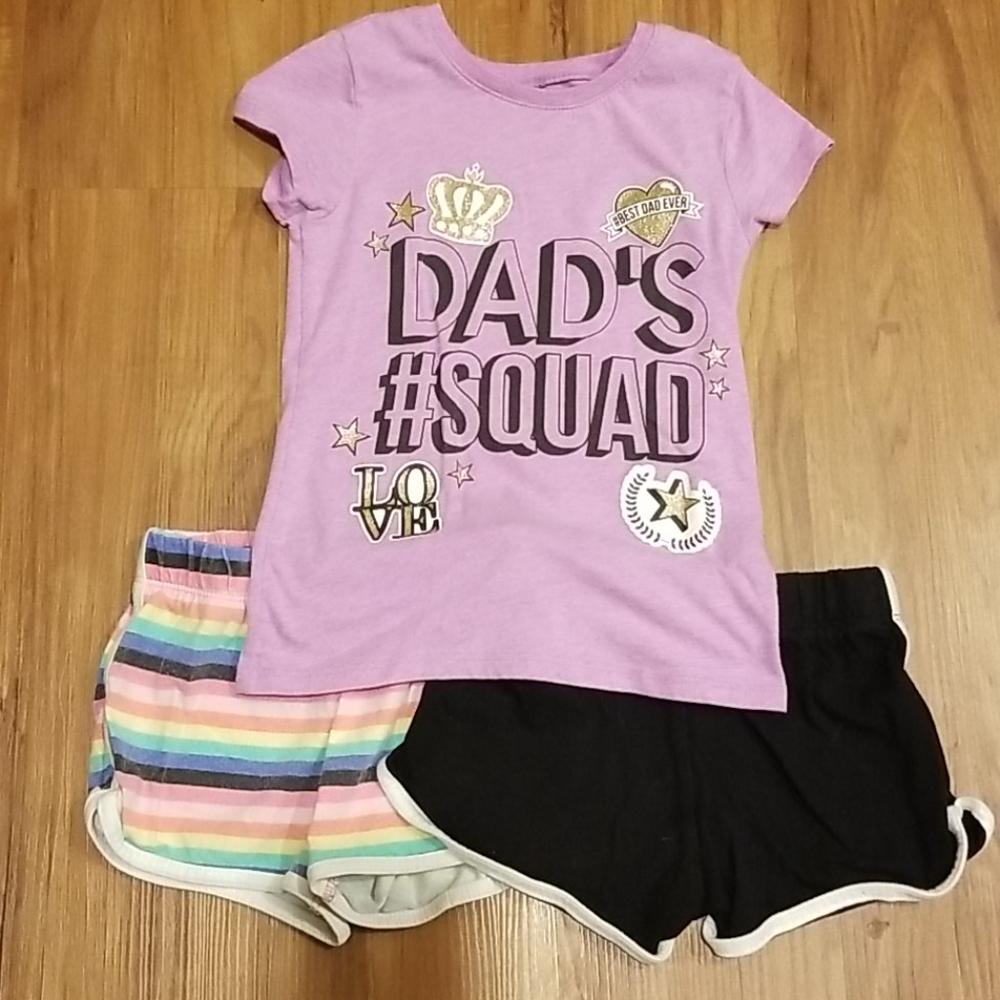 Girls shorts and shirt